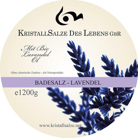 Lavebdel Badesalz 1,2 Kg